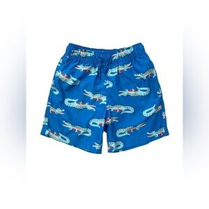 Hanna Andersson Size 110, 5, Blue Alligator Swim Trunks